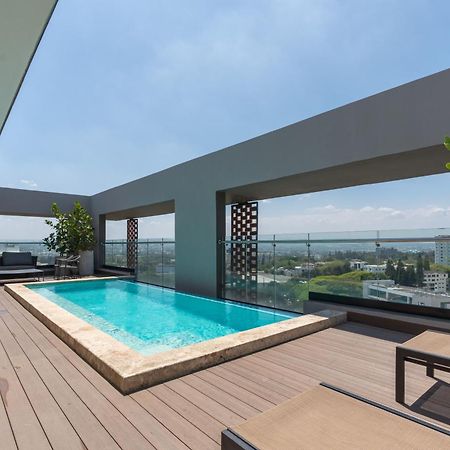 Modern Luxury Condo With Rooftop Pool & Gym 산티아고 데 로스 카바예로스 외부 사진